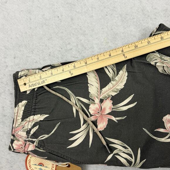 Faherty Shorts Mens Small Island Orchid Drawstring Pull On 6.5" Inseam NEW - Picture 6 of 15